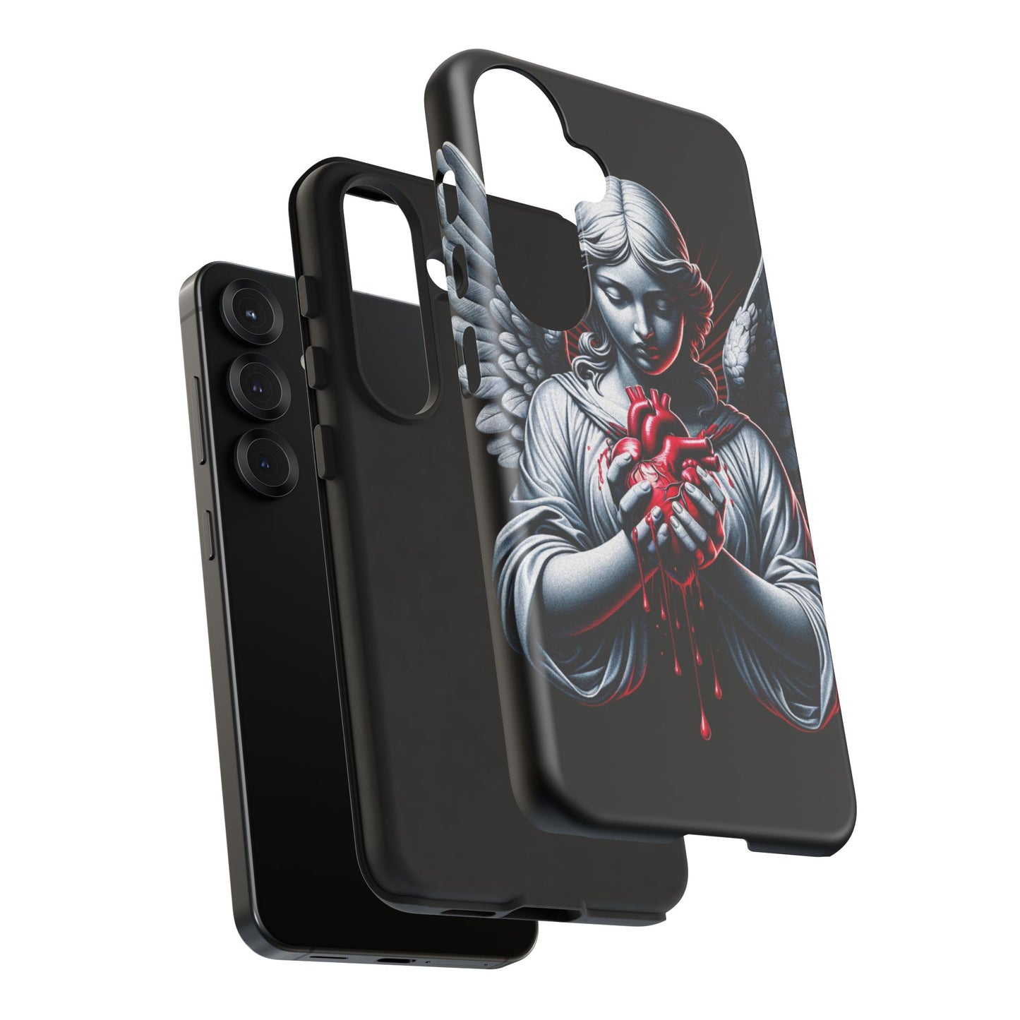 Angel Heart • Samsung Galaxy S25 • Wireless Friendly • Tough Case