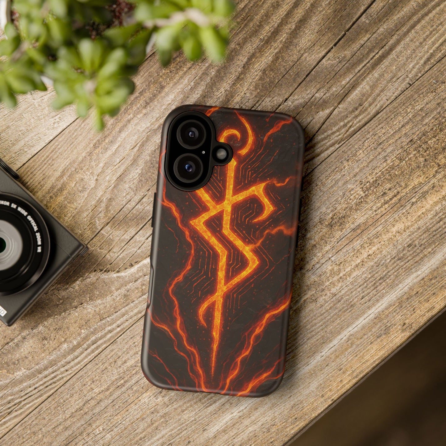 Molten Glyph • Apple iPhone 16 • MagSafe® Magnetic Tough Case