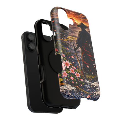 Silent Path – Measured Resolve • Obsidian Irezumi™ • Apple iPhone 17 Pro • MagSafe Tough Case