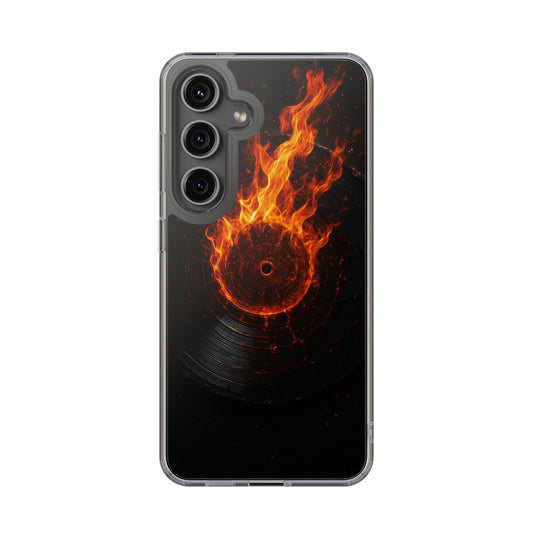 Vinyl Inferno • Samsung Galaxy S24 • Clear Case