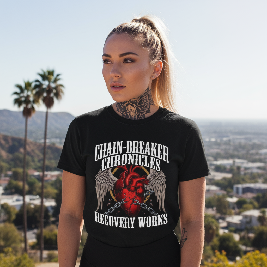 Chain-Breaker Chronicles • Recovery Works • T-Shirt