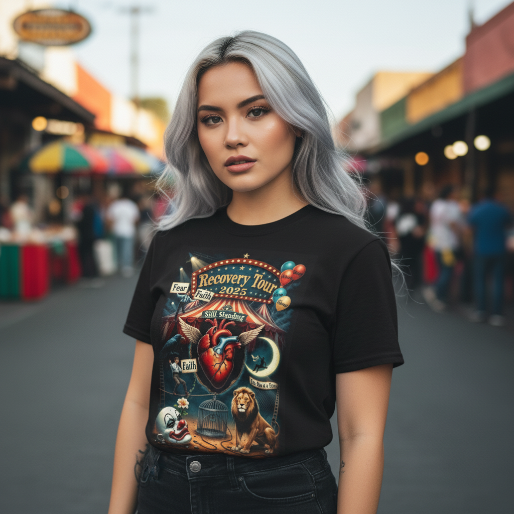 Crowned Heart • Recovery Works • T-Shirt