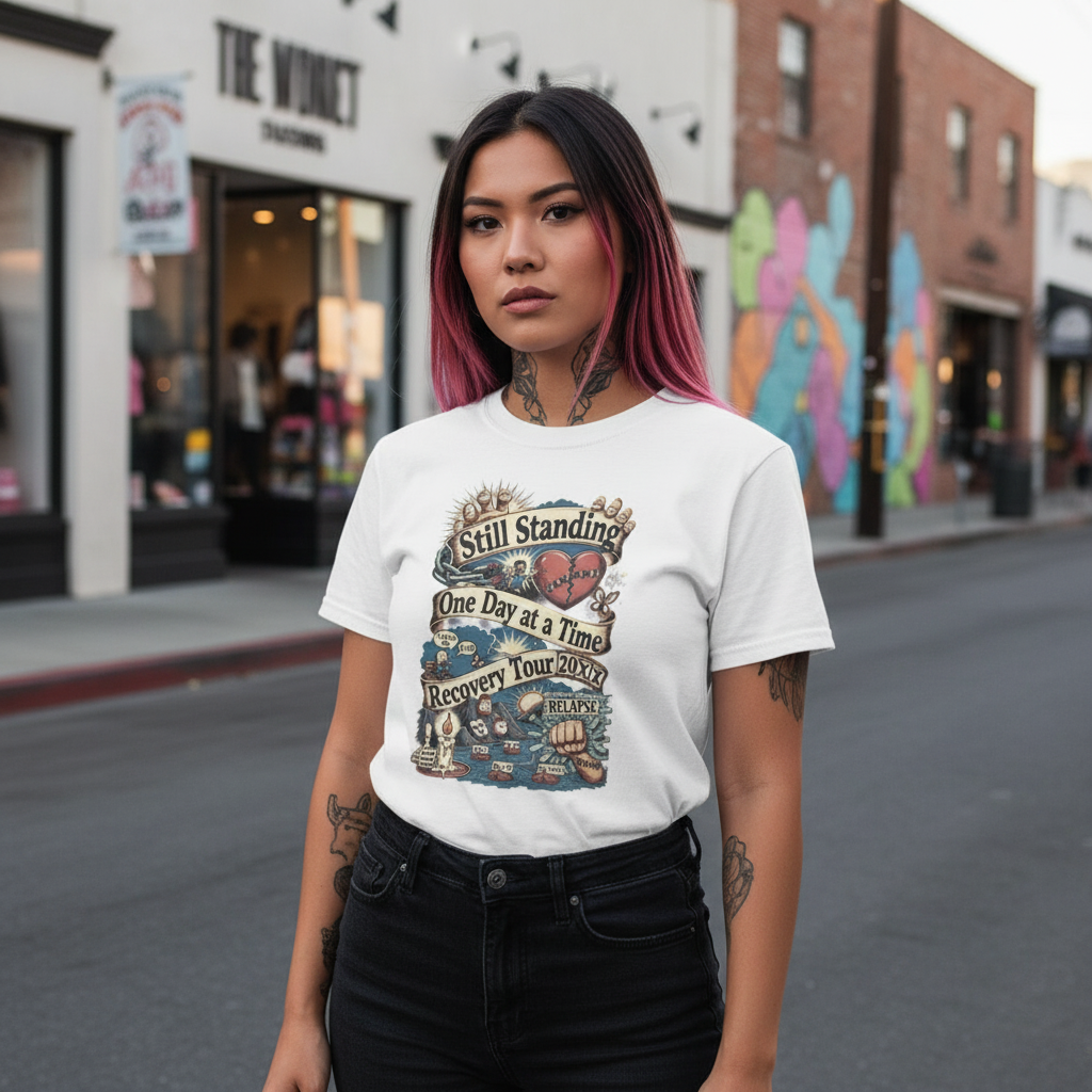 Still Standing • Recovery Works • T-Shirt