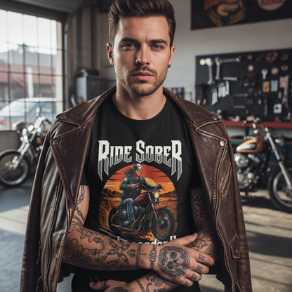 Ride Sober Die Legendary • Outlaw Biker • T-Shirt