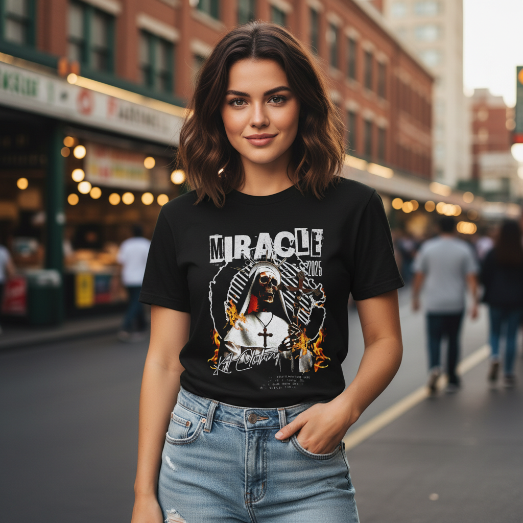 Miracle • T-Shirt • Black Hat Pixels • Unisex