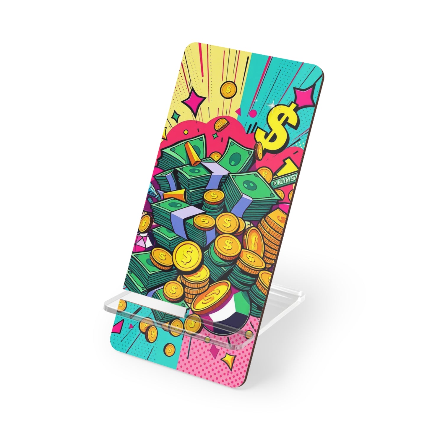 Byte Coin • Smartphone Display Stand tech accessory by Black Hat Pixels