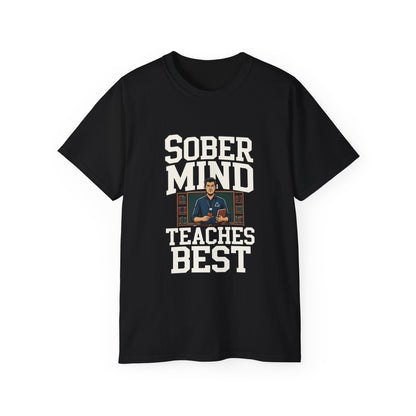 Clean Mind Teaches Best  • Teacher • T-Shirt • Black Hat Pixels • Unisex