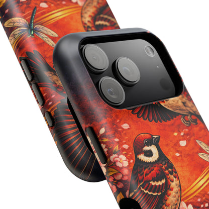Quiet Witness – Fleeting Mercy • Obsidian Irezumi™ • Apple iPhone 17 Pro • MagSafe Tough Case