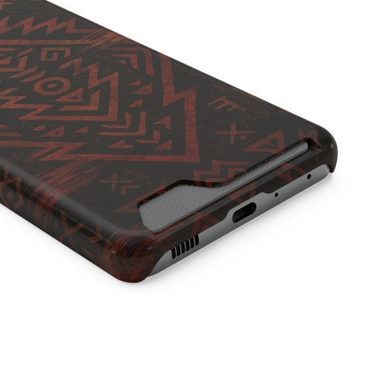Tribal Glitch • Samsung Galaxy S21 • MagSafe® Tough Case with Card Holder