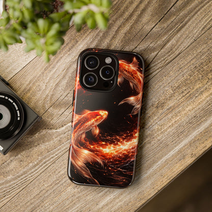 Fire Koi • Apple iPhone 16 • MagSafe® Tough Case