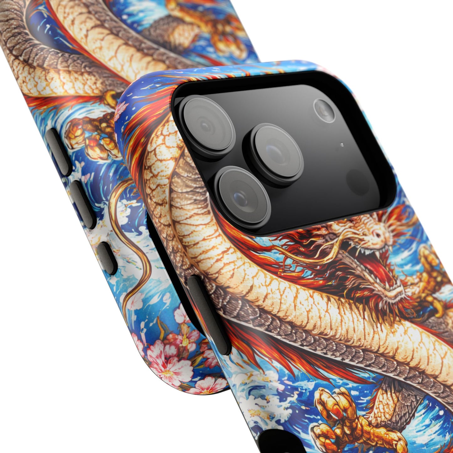 Heaven’s Mandate – Sovereign Oath • Obsidian Irezumi™ • Apple iPhone 17 Pro • MagSafe Tough Case