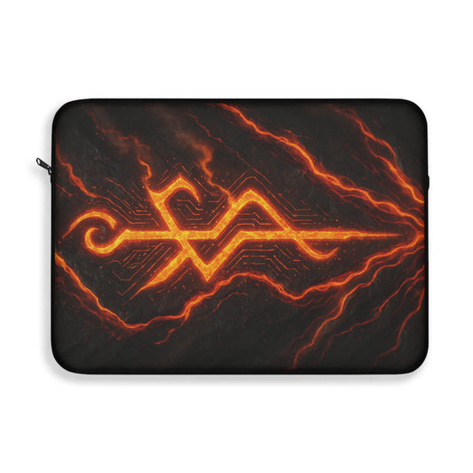 Molten Glyph • Single Zipper Laptop Sleeve