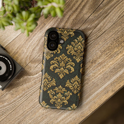 Valmont Atelier • Velvet Dynasty™ Royal Weave • iPhone 17 Pro • Tough Case • MagSafe®