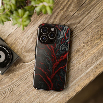 Binary Vein • Apple iPhone 16 • Tough Case • MagSafe®