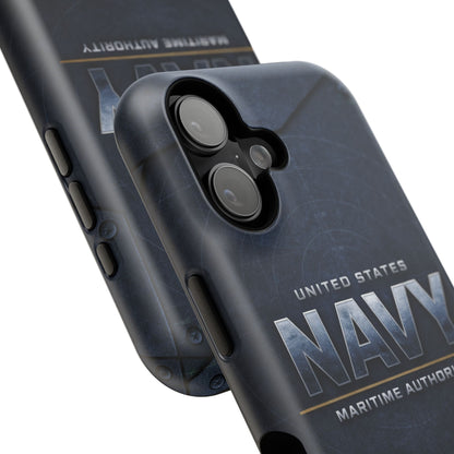 Navy • Sentinel Series • Maritime Authority • Apple iPhone 17 Pro • MagSafe Tough Case
