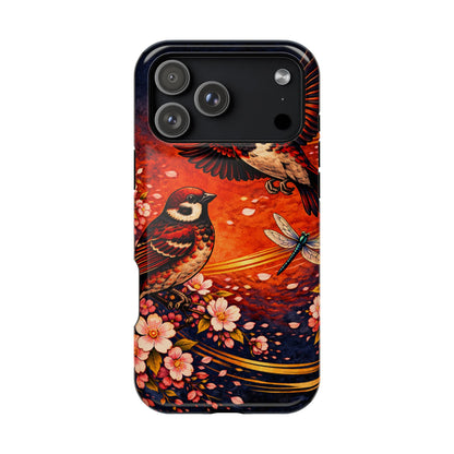 Quiet Witness – Fleeting Mercy • Obsidian Irezumi™ • Apple iPhone 17 Pro • MagSafe Tough Case