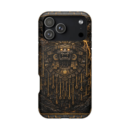Tlaloc • Storm Covenant • Empire of the Fifth Sun™ • Apple iPhone 17 Pro • MagSafe Tough Case