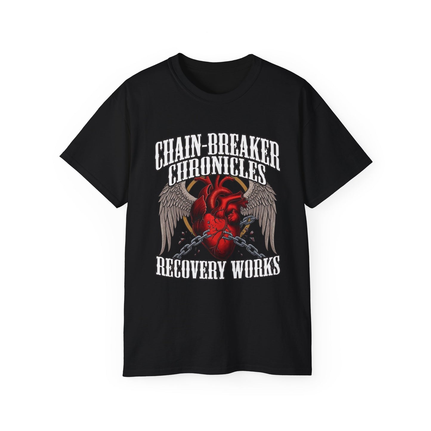 Chain-Breaker Chronicles • Recovery Works • T-Shirt