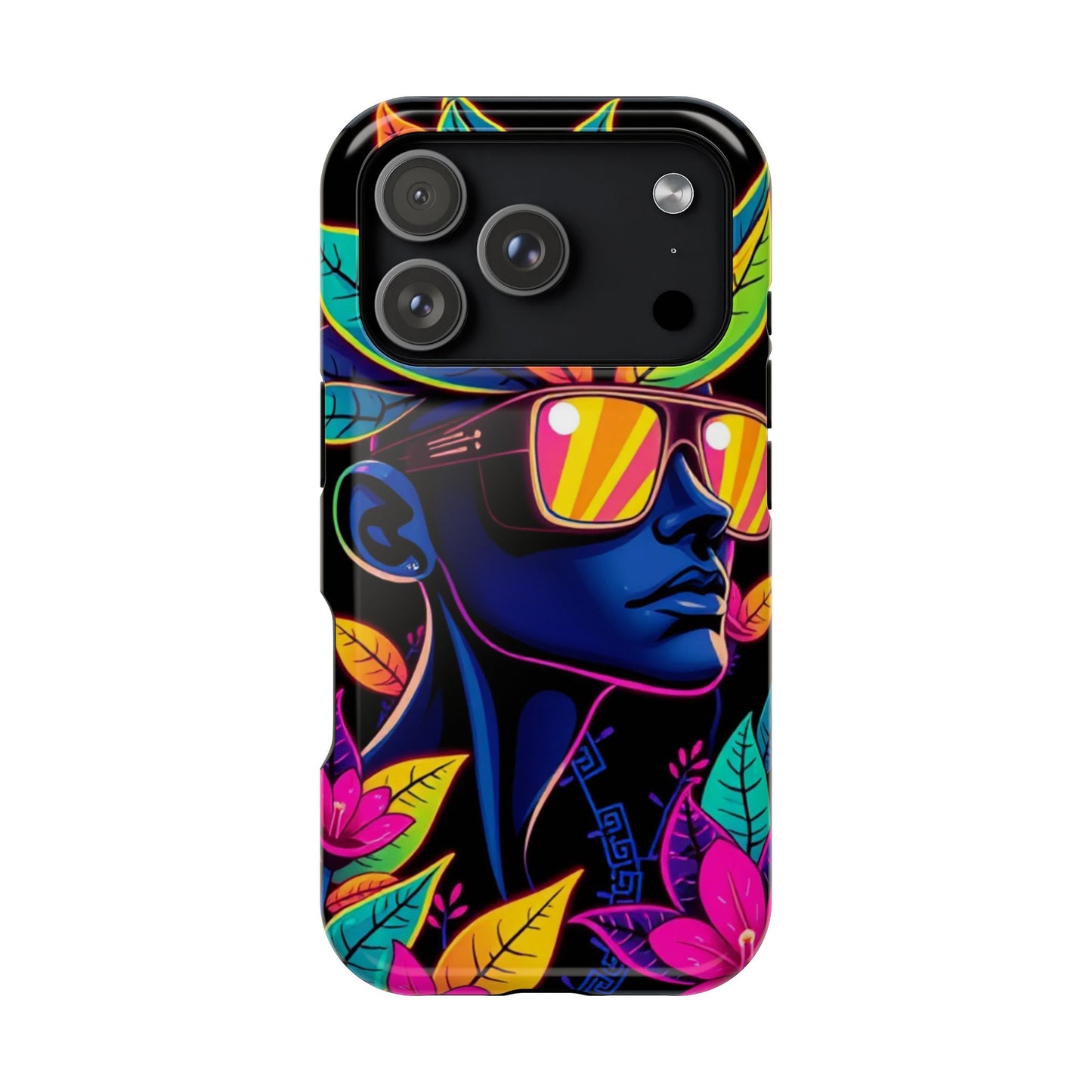 Neon Punk • Apple iPhone 17 Pro • MagSafe® Tough Case phone case by Black Hat Pixels