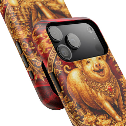Pig • Lunar Armor • Imperial Banner • Apple iPhone 17 Pro • MagSafe Tough Case