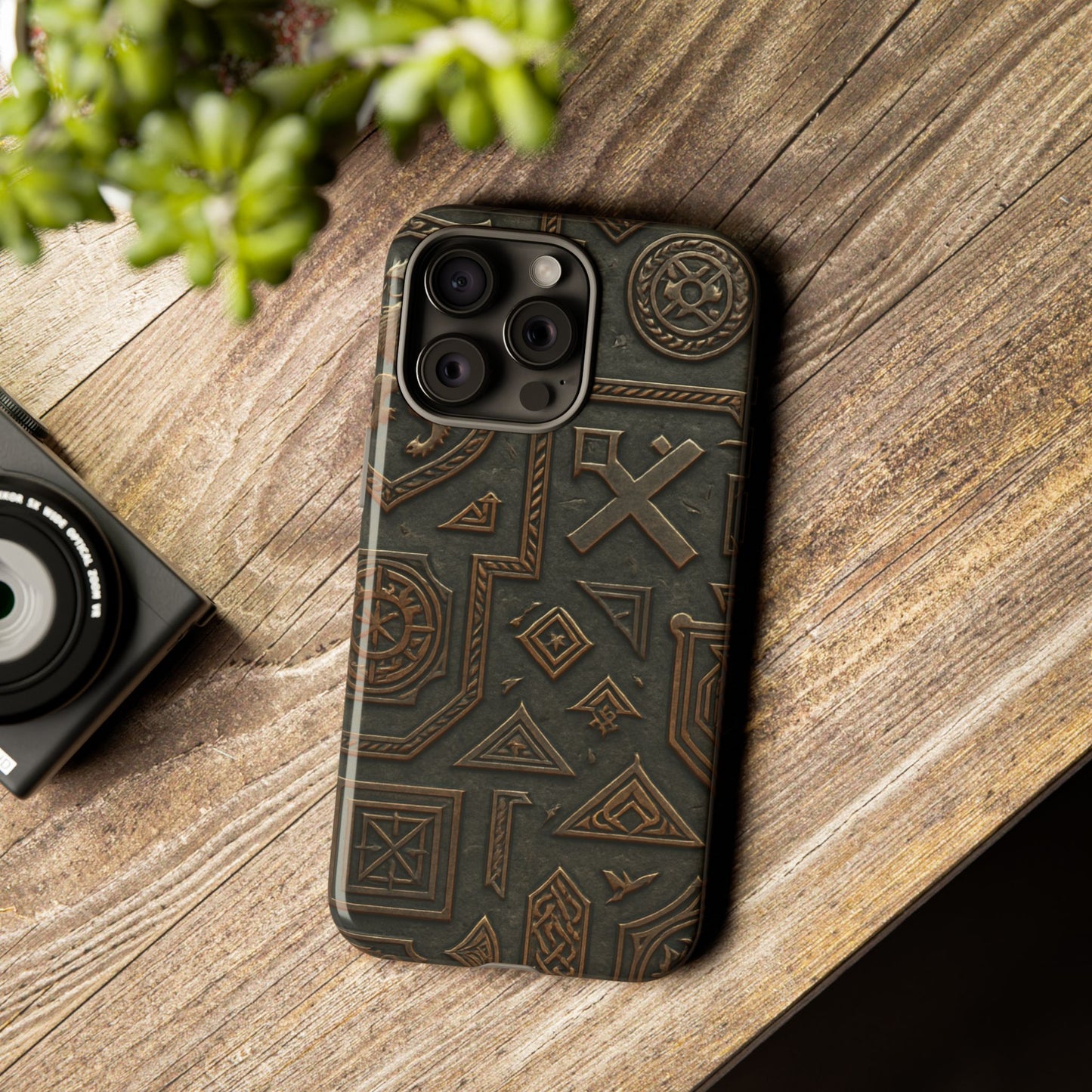 Earth Glyphs • Apple iPhone 15 • MagSafe® Tough Case