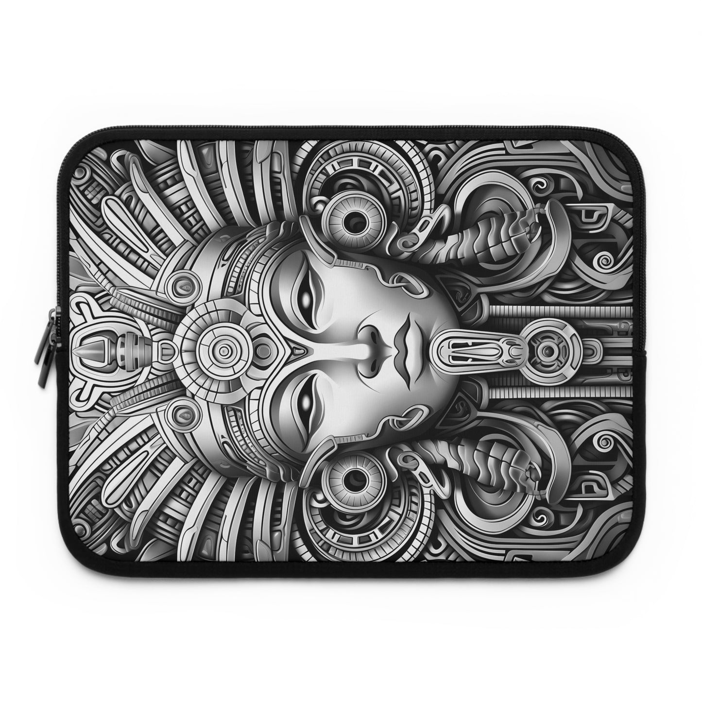 Circuit of the Sun • Dual Zipper Laptop Sleeve tech accessory by Black Hat Pixels