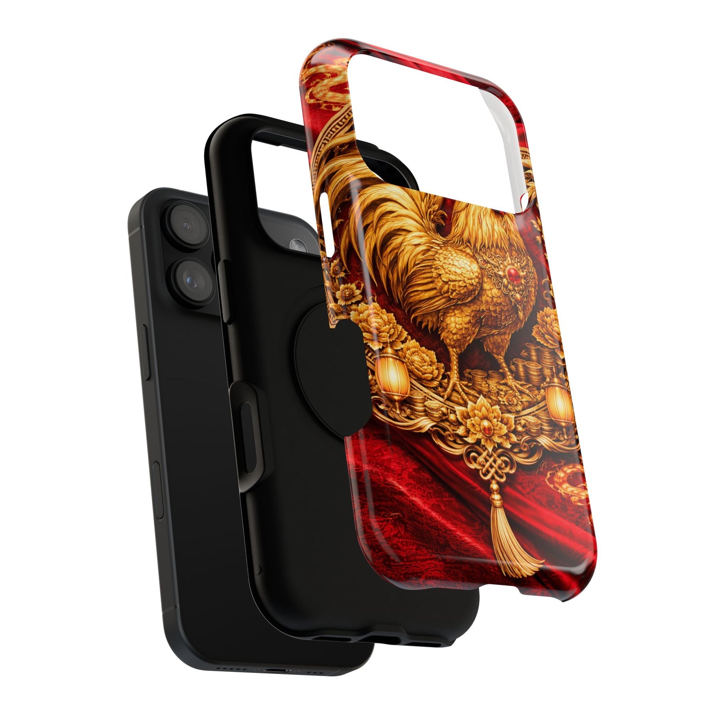 Rooster • Lunar Armor • Imperial Banner • Apple iPhone 17 Pro • MagSafe Tough Case