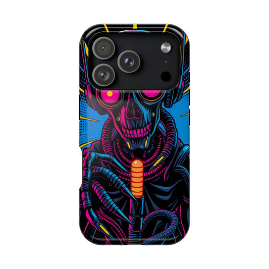 Neon Reaper • Apple iPhone 17 Pro • MagSafe® Tough Case phone case by Black Hat Pixels
