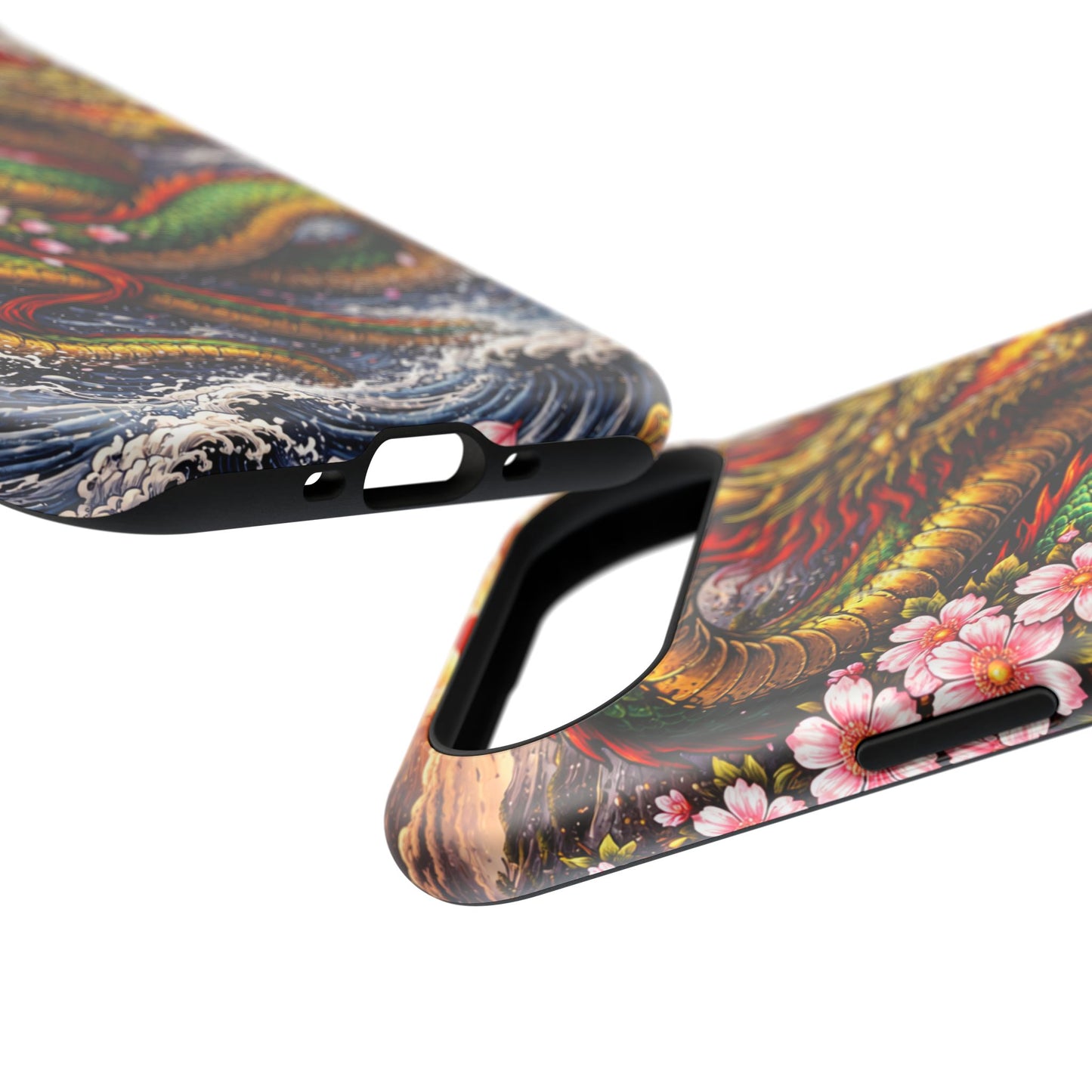 Dragon Oath – Sovereign Flame • Obsidian Irezumi™ • Apple iPhone 17 Pro • MagSafe Tough Case