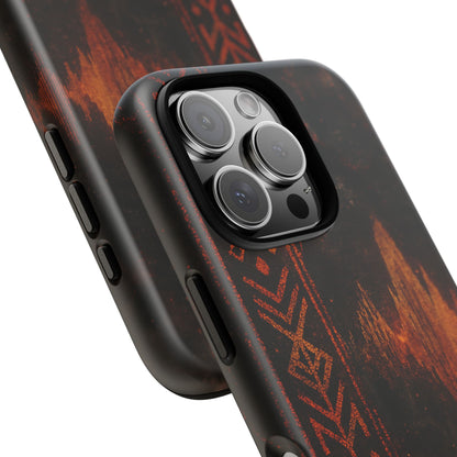 Tribal Pulse • Apple iPhone 16 • MagSafe® Magnetic Tough Case