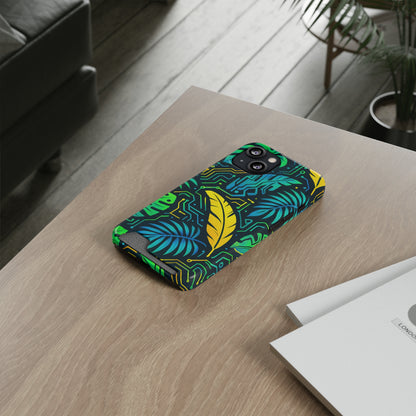 Cyber Tropics • Apple iPhone 13 • MagSafe® Tough Case with Card Holder