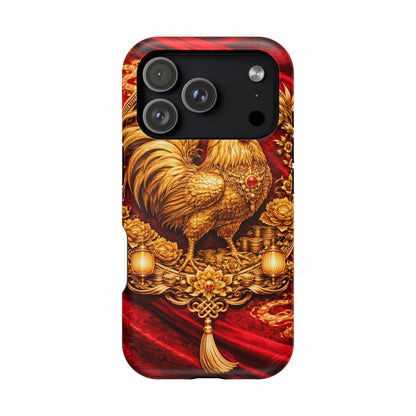 Rooster • Lunar Armor • Imperial Banner • Apple iPhone 17 Pro • MagSafe Tough Case