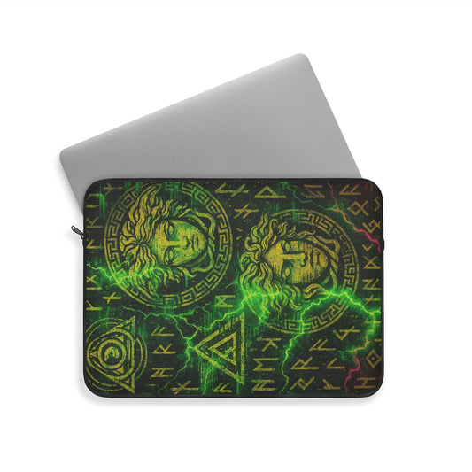 Glyph Gods • Single Zipper Laptop Sleeve