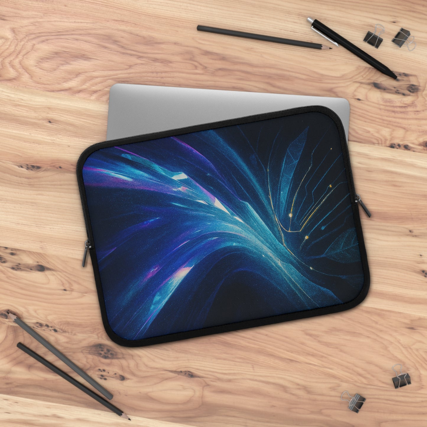Digital Vortex • Dual Zipper Laptop Sleeve