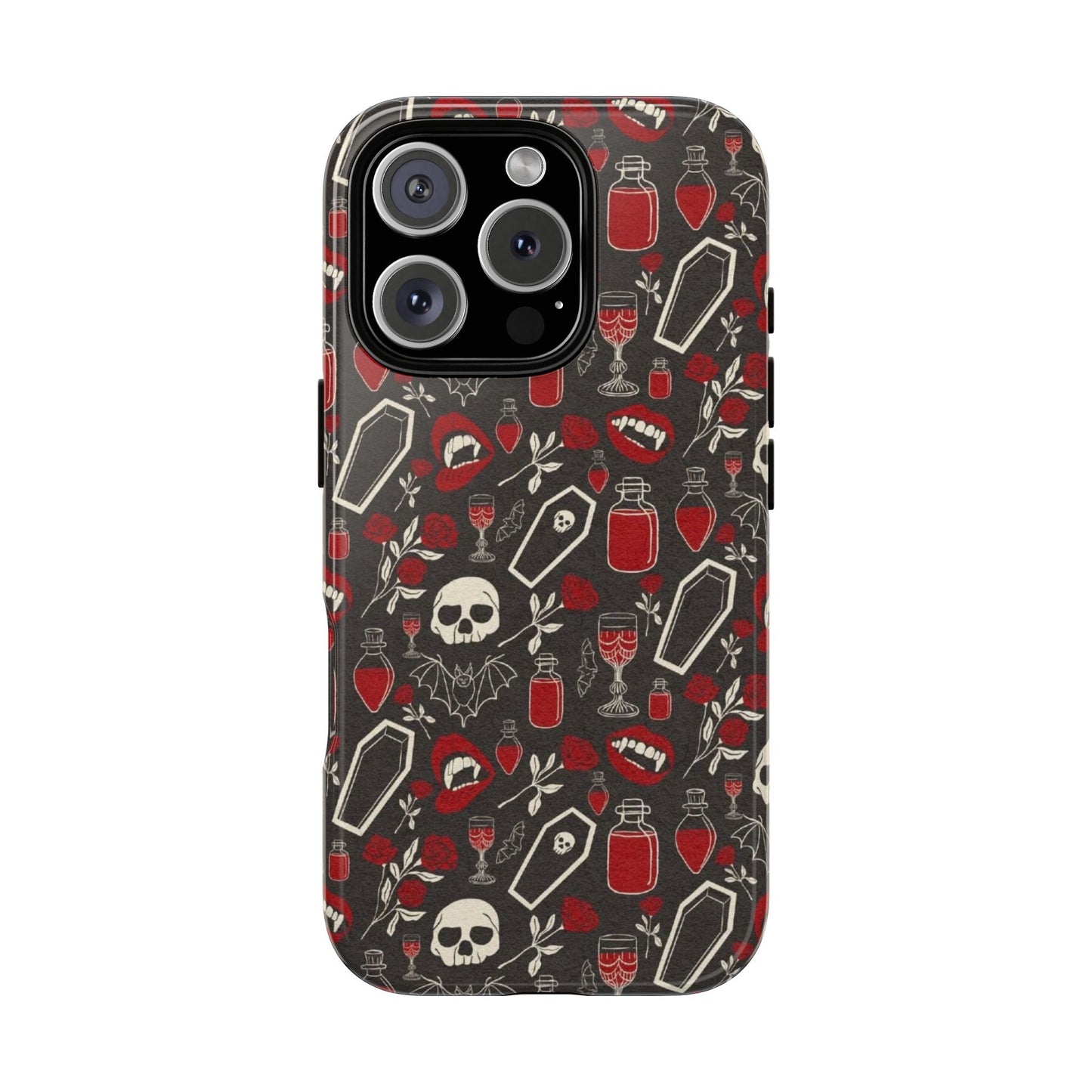 Graveyard Glam • Apple iPhone 16 Pro • MagSafe® Tough Case phone case by Black Hat Pixels