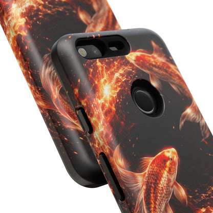 Fire Koi • Google Pixel (Original) • Tough Case • Wireless Friendly