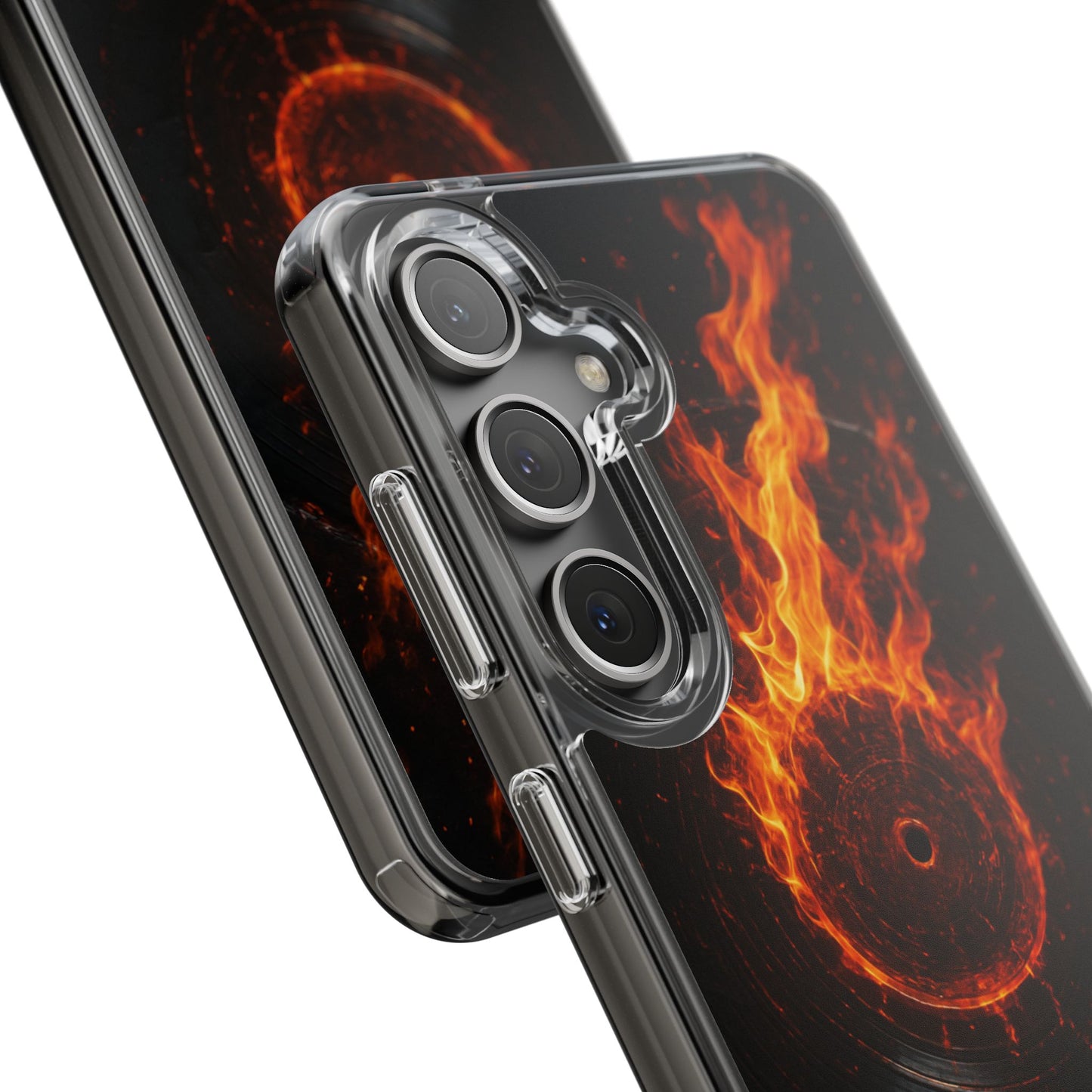 Vinyl Inferno • Samsung Galaxy S24 • Clear Case