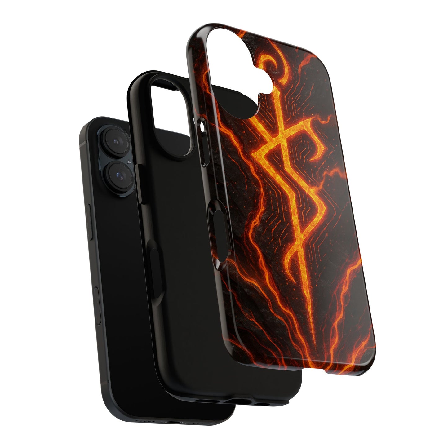 Molten Glyph • Apple iPhone 16 • MagSafe® Magnetic Tough Case