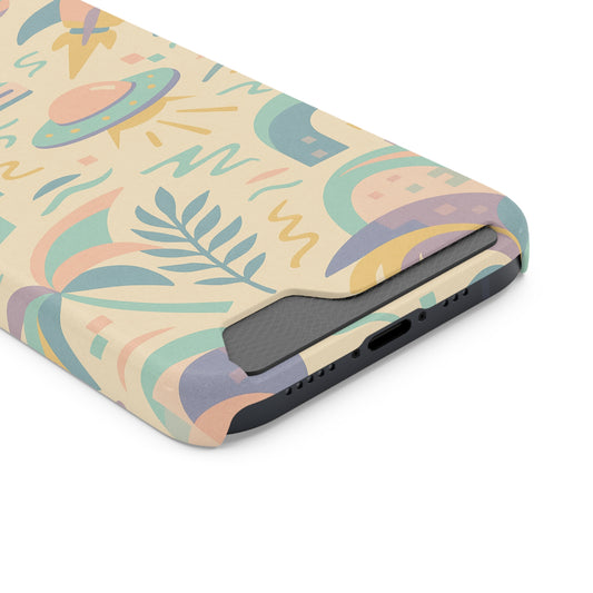 Galactic Whimsy • Apple iPhone 13 • MagSafe® Tough Case with Card Holder