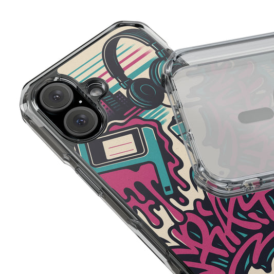Retro Beats • Apple iPhone 16 • MagSafe® Clear Case