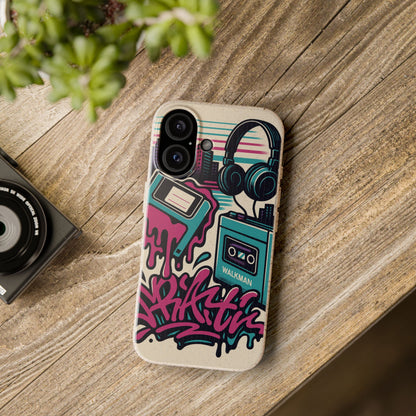 Retro Beats • Apple iPhone 16 Eco-Friendly Phone Case