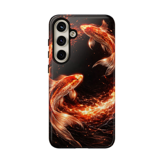 Fire Koi • Samsung Galaxy S24 • MagSafe® Tough Case • Wireless Friendly