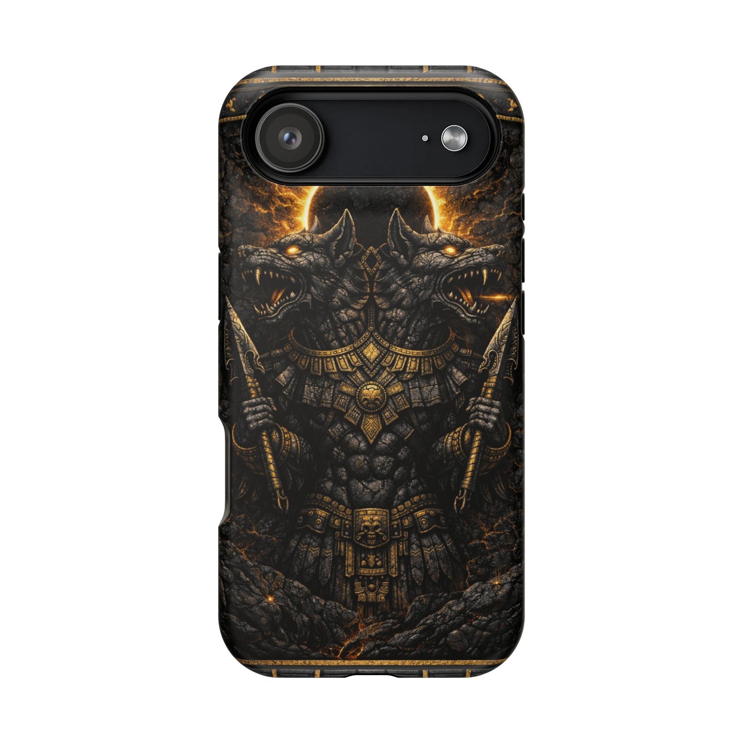 Xolotl • Shadow Guide of Flame • Empire of the Fifth Sun™ • Apple iPhone 17 Pro • MagSafe Tough Case