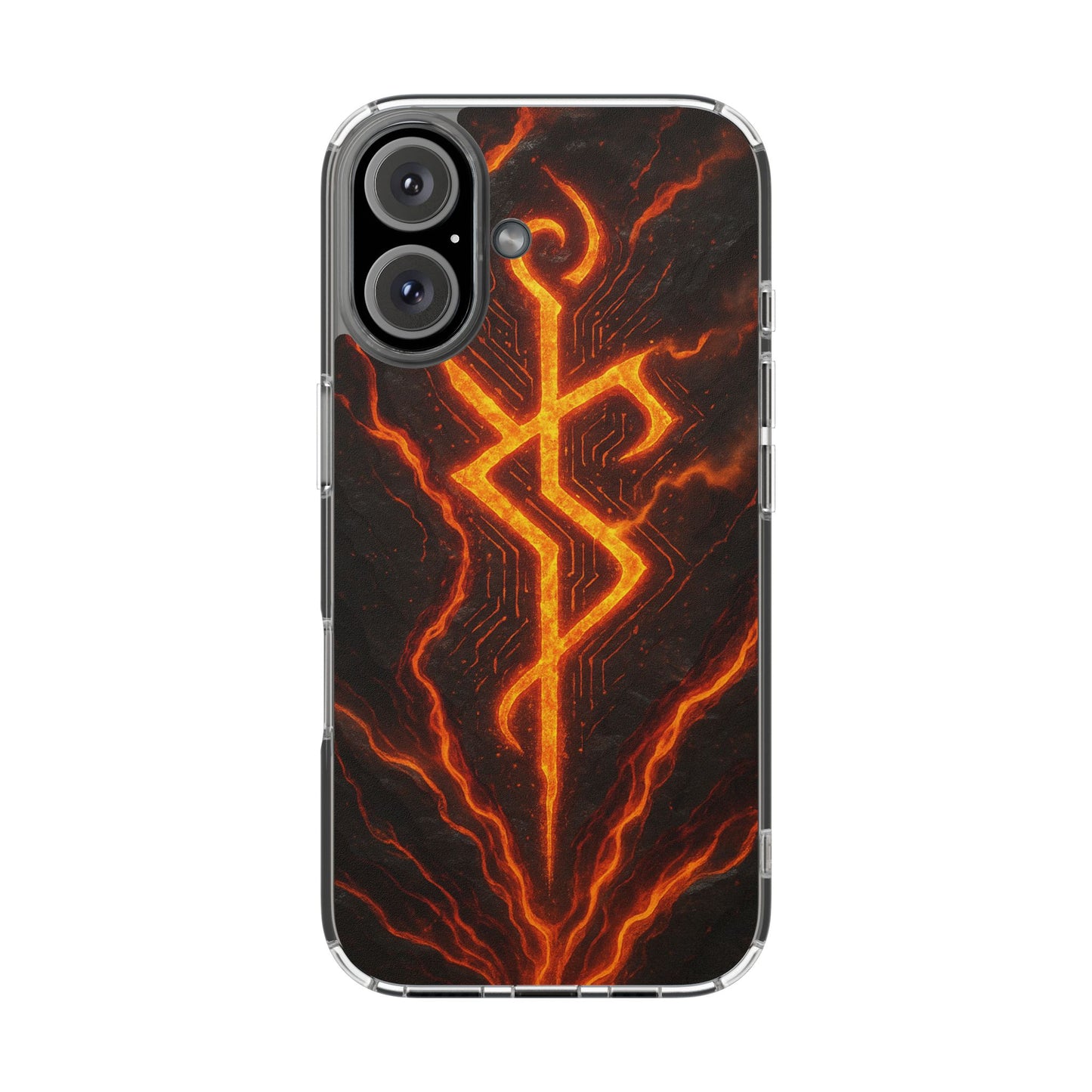 Molten Glyph • Apple iPhone 16 • Clear Case