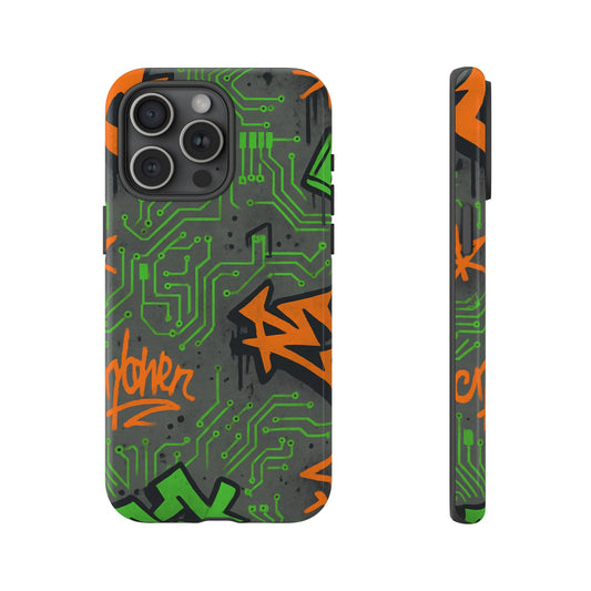 Circuit Cipher • Apple iPhone 15 • MagSafe® Tough Case