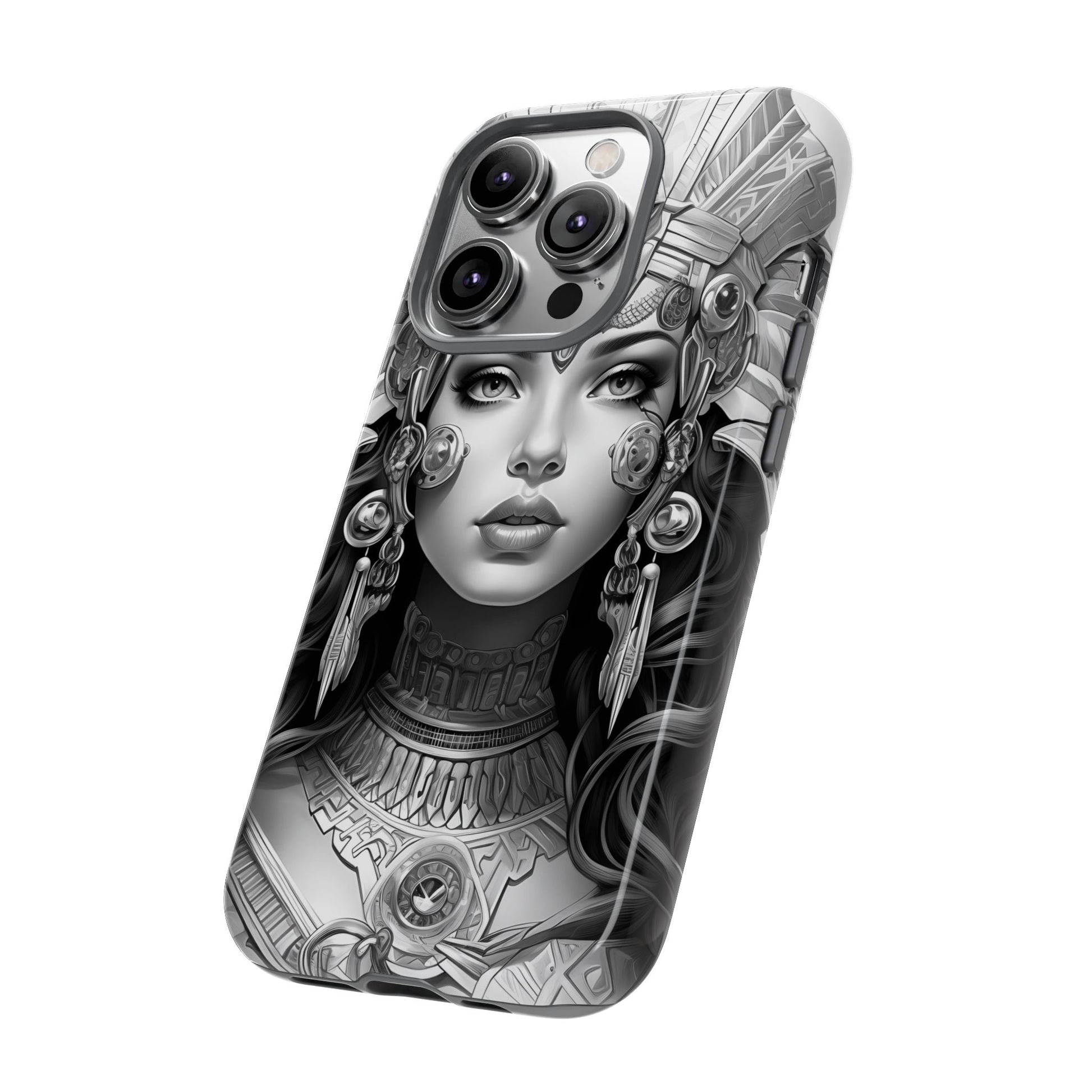 Mother of Skulls • Apple iPhone 14 • MagSafe® Tough Case phone case by Black Hat Pixels