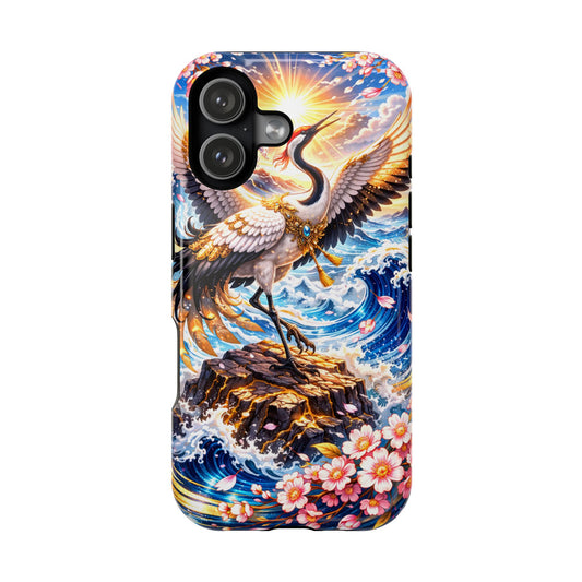 Radiant Ascent – Unbroken Honor • Obsidian Irezumi™ • Apple iPhone 17 Pro • MagSafe Tough Case