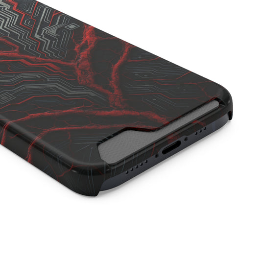Binary Vein • Apple iPhone 13 • MagSafe® Tough Case with Card Holder