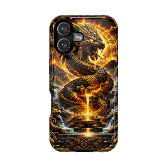Amaru • Serpent Sovereign • Empire of the Fifth Sun™ • Apple iPhone 17 Pro • MagSafe Tough Case