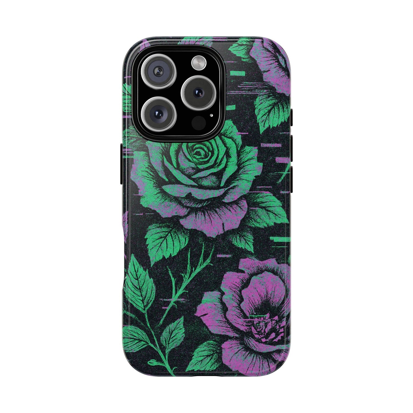 Bruised Blooms • Apple iPhone 16 • MagSafe® Tough Case phone case by Black Hat Pixels